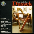 Dussek - Works for Harp & Keyboard: Duo Concertant Op.69 No.1 & 3, Sonata-Elegie Harmonique / Derek Bell(hp), Joanna Leach(Haydn: Variations in F minor, Three Sonatas Played on Square Pianos of the Period / Joanna Leach(square piano)