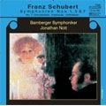 Schubert: Symphonies Nos 1/3/8 "Unfinished"(Normal CD):Jonathan Nott(cond)/Bamberg Symphony Orchestra