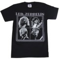 Led Zeppelin 「Retro Photo」 T-shirt Black/Mサイズ