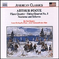 A.Foote: Piano Quartet Op.23, String Quartet No.1 Op.4, Nocturne & Scherzo / Da Vinci Quartet