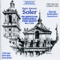 Soler: Harpsichord Quintets no 4-6 / David Schrader