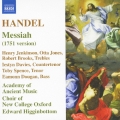 ヘンデル:オラトリオ「メサイア」(1751年版)