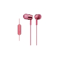 SONY スマートフォン用密閉型インナーイヤーレシーバー(リモコン付) MDR-EX150AP/Pink