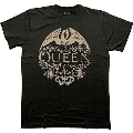 Queen Floral Crest Mono T-Shirt/Lサイズ