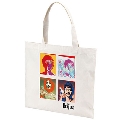 The Beatles 4 Faces White Tote Bag