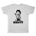 PEANUTS COMIC STYLE×ブリット・ポップ・スター T-shirt BRETT White/Lサイズ