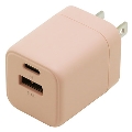 Melia AC充電器 Type-C/1USBポート (PD対応)20W ピンク