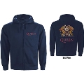 Queen Classic Crest Navy Blue Hoodie/Mサイズ