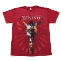 Michael Jackson 「This Is It Silhouette Collage」 T-shirt Red/Sサイズ