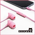 ALPEX マイクイヤフォン105 SMP-105 Pink