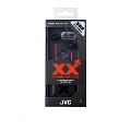 JVC インナーイヤーヘッドホン HA-FX11X ブラック&レッド