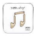 happy plugs イヤホン EARBUD/シャンパン