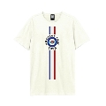 Oasis - 1995 Tour Stripes Vintage White T Shirt XXLサイズ