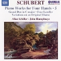 Schubert: Piano Works for Four Hands Vol.5 -Grand Duo D.812, 4 Landler D.814, Original Theme Variations D.813, etc / John Humphreys(p), Allan Schiller(p)
