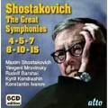 Shostakovich: The Great Symphonies No.4, No.5, No.7, No.8, No.10, No.15