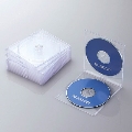 ELECOM CD/DVDスリムケース(2枚収納)(10パック)/クリア