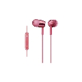 SONY iPod/iPhone/iPad対応 密閉型インナーイヤーレシーバー(リモコン付) MDR-EX150IP/Pink