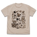 ダンジョン飯 魔物図鑑 Tシャツ/SAND BEIGE-M