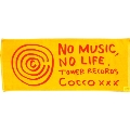 134 Cocco NO MUSIC, NO LIFE. タオル