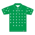 WWF 総柄ポロシャツ Green/Sサイズ