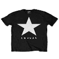 David Bowie Blackstar White Star On Black T-shirt/Lサイズ