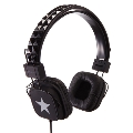 mix-style studs headphone / star black