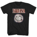NIRVANA Distressed Logo (Black) Tシャツ L