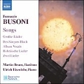 Busoni: Songs / Bruns, Eisenlohr
