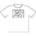 ポプテピピック 白Tシャツ(ワクチン三回目完了)XL