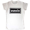 Oasis Decca Logo Ladies White T-Shirt/Sサイズ