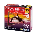 TDK BD-RE(繰り返し録画用ブルーレイディスク) 1層25GB 1-2倍速 10P インクジェット対応