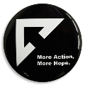 capsule MORE ACTION, MORE HOPE. チャリティー缶バッジ