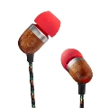 Jammin' In-Ear Headphones Smile Jamaica Fire with Mic & Remote