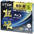 TDK 超硬 BD-R DL(録画用ブルーレイディスク) 2層50GB 1-4倍速 5P インクジェット対応