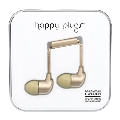 happy plugs イヤホン IN-EAR/シャンパン