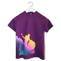 The Ting Tings / Silhouette T-shirt Purple/Girl's-XSサイズ