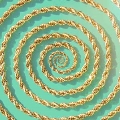 Gold Chain (Malachite Mint Green)