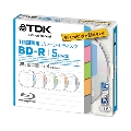 TDK BD-R(録画用ブルーレイディスク) 1層25GB 1-4倍速 5P 手描き対応