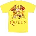 Queen 「Color Crest」T-shirt Light Yellow/Mサイズ
