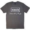 Oasis Definitely Maybe Distressed Text Logo T-Shirt/Sサイズ