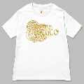 140 akiko NO MUSIC, NO LIFE.T-shirt (グリーン電力証書付) Sサイズ