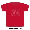 「AKBグループ リクエストアワー セットリスト50 2020」ランクイン記念Tシャツ 3位 レッド × シルバー Lサイズ