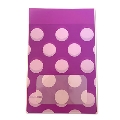 タワレコ 推し色ラッピング袋 Purple(水玉)