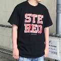 WTM Tシャツ STEREO(ブラック/レッド) XLサイズ