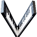 折りたたみ式電子ピアノ/MIDIキーボード ORIPIA49ブラック