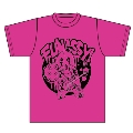 ふなっしーメタルロック T-shirt Pink/Mサイズ