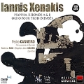 XENAKIS:PIECES POUR PERCUSSIONS:OKHO POUR TROIS DJEMBES/REBONDS A/B/PSAPPHA (+PAL DV):P.CARNEIRO(perc)/M.RICH(perc)/ETC [CD+DVD(PAL)]
