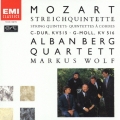 モーツァルト:弦楽五重奏曲 第3番&第4番