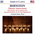 Bernstein: Thirteen Anniversaries - Works for Piano Solo