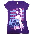 Justin Bieber 「Dots And Stripes」 Ladies T-shirt Lサイズ